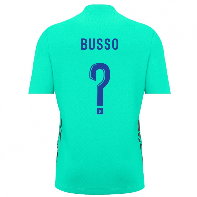 Danxen Kinder Louise Busso #0 Trikot Aquamarinblau Torwarttrikot 2025/26 Schweiz
