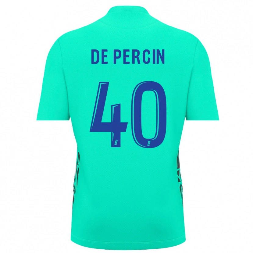 Danxen Kinder Théo De Percin #40 Trikot Aquamarinblau Torwarttrikot 2025/26 Schweiz