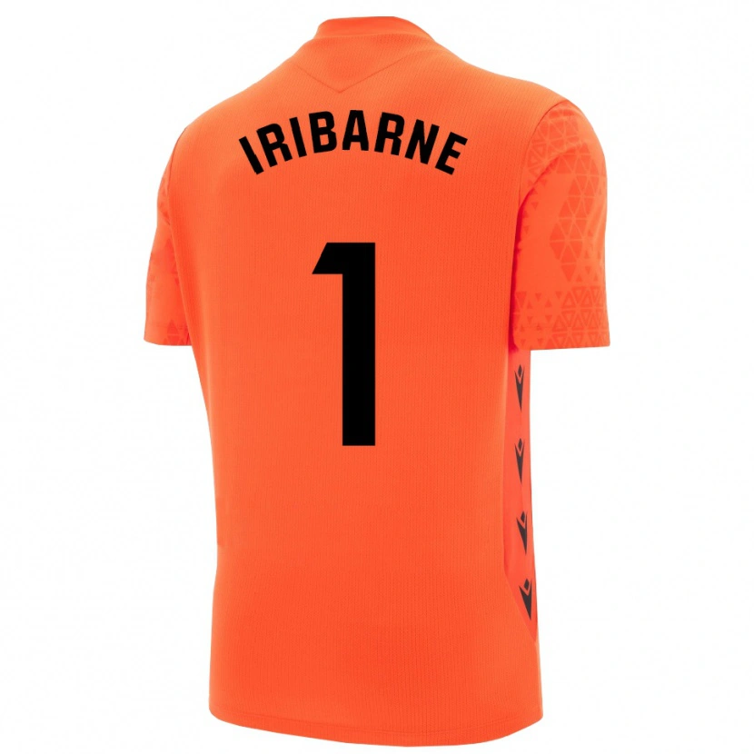 Danxen Kinder Bruno Iribarne #1 Trikot Orange Schwarz Torwarttrikot 2025/26 Schweiz
