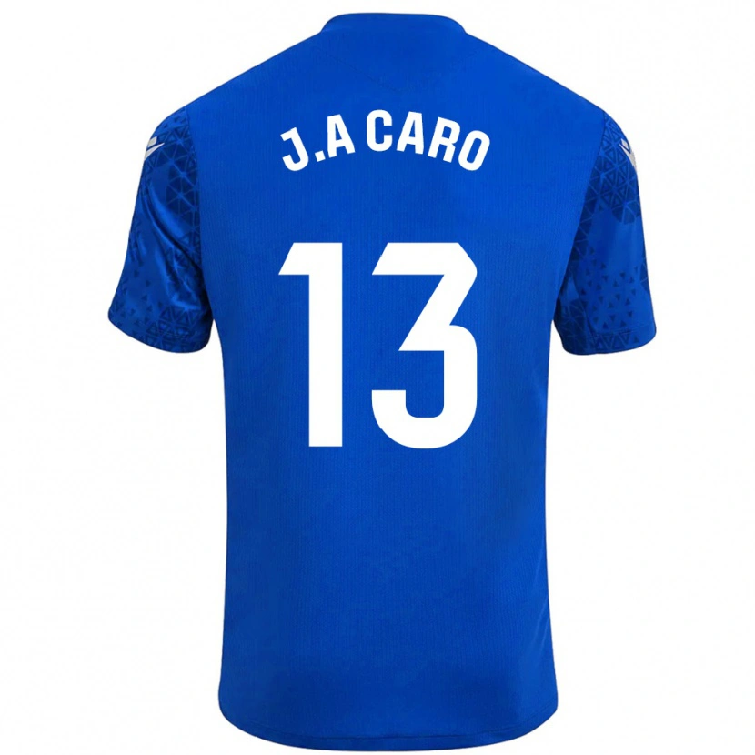 Danxen Kinder José Antonio Caro #13 Trikot Blau Weiß Torwarttrikot 2025/26 Schweiz