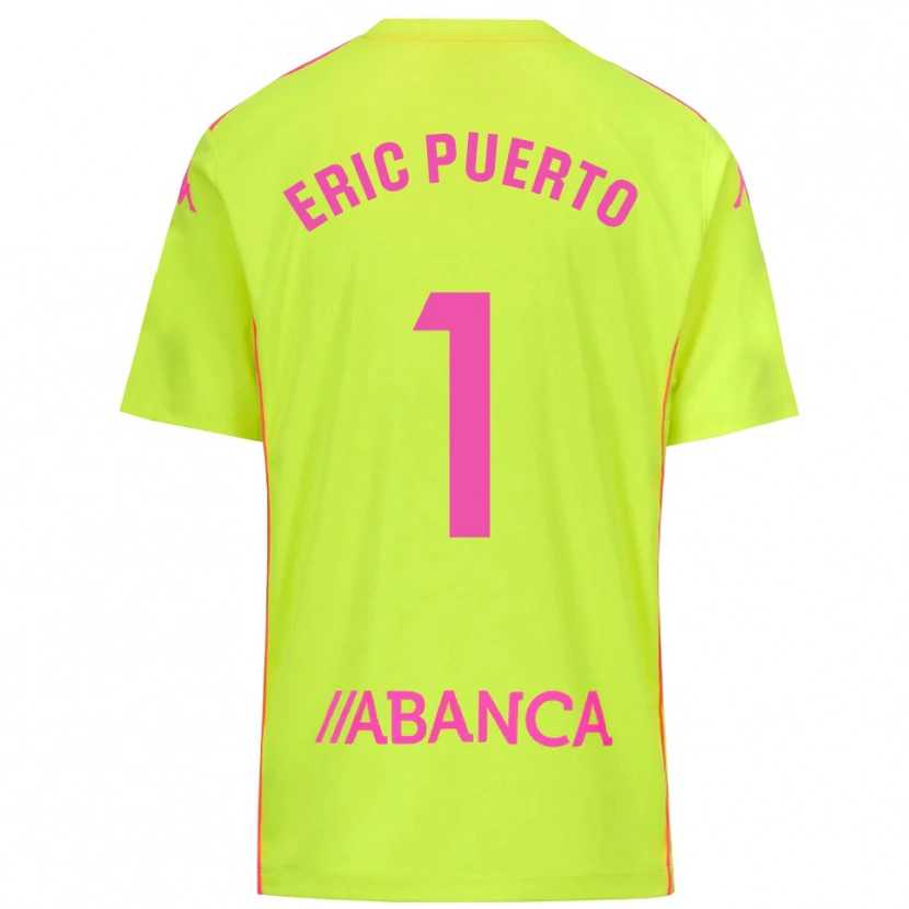 Danxen Kinder Eric Puerto #1 Trikot Gelb Grün Torwarttrikot 2025/26 Schweiz