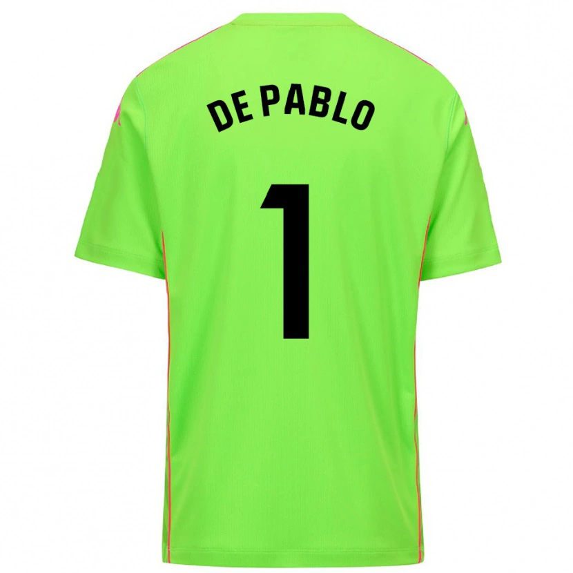 Danxen Kinder Álvaro de Pablo #1 Trikot Lirme Tiefpink Torwarttrikot 2025/26 Schweiz