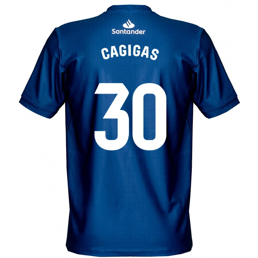 Danxen Kinder Iván Cagigas #30 Trikot Königsblau Weiß Torwarttrikot 2025/26 Schweiz