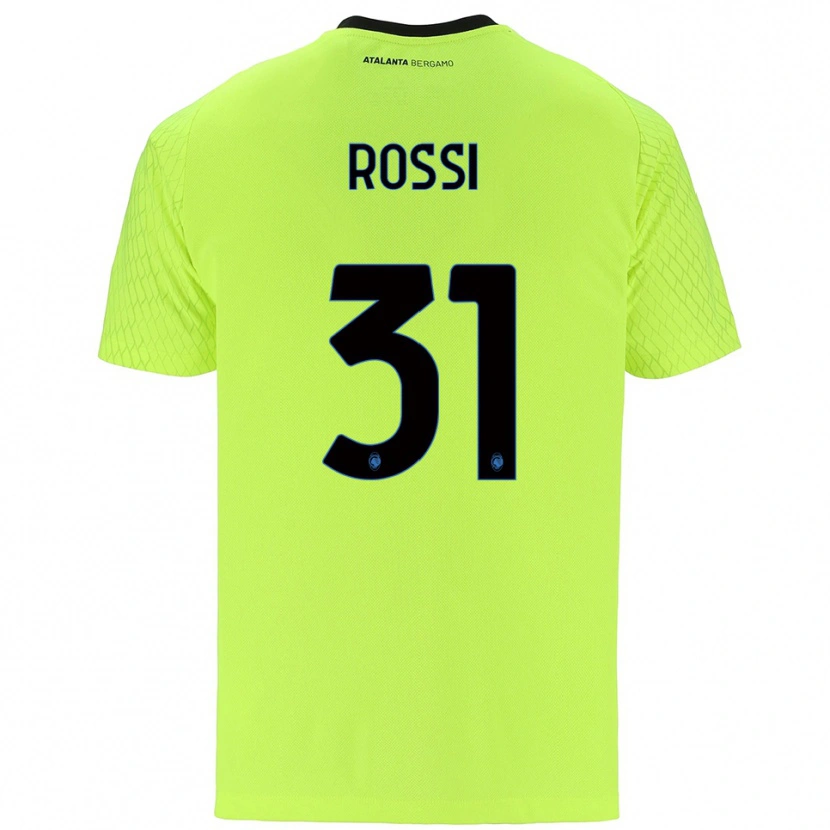 Danxen Kinder Francesco Rossi #31 Trikot Gelb Grün Rot Torwarttrikot 2025/26 Schweiz