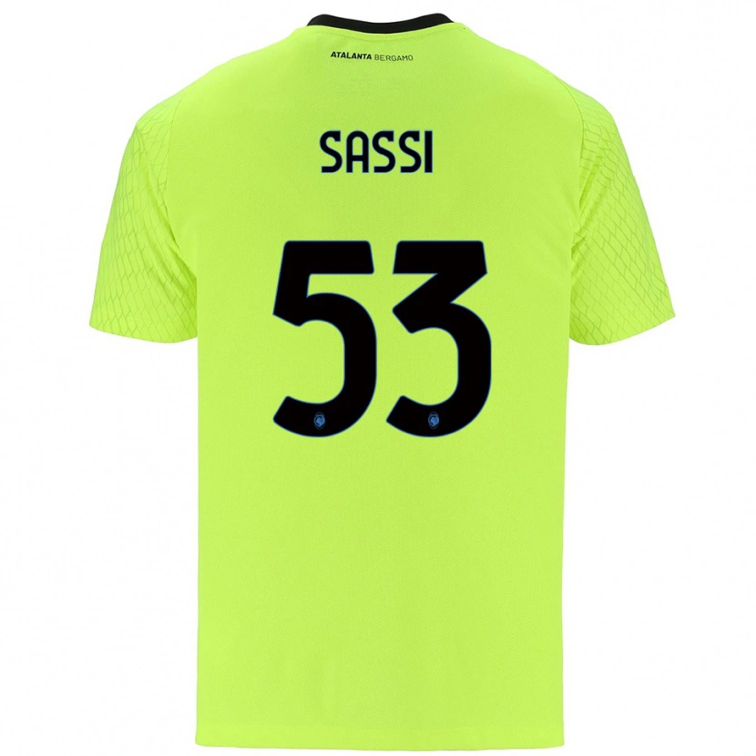 Danxen Kinder Jacopo Sassi #53 Trikot Gelb Grün Rot Torwarttrikot 2025/26 Schweiz