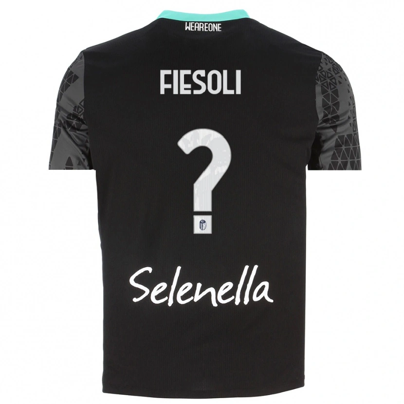 Danxen Kinder Marta Fiesoli #0 Trikot Grau Schwarz Weiß Torwarttrikot 2025/26 Schweiz