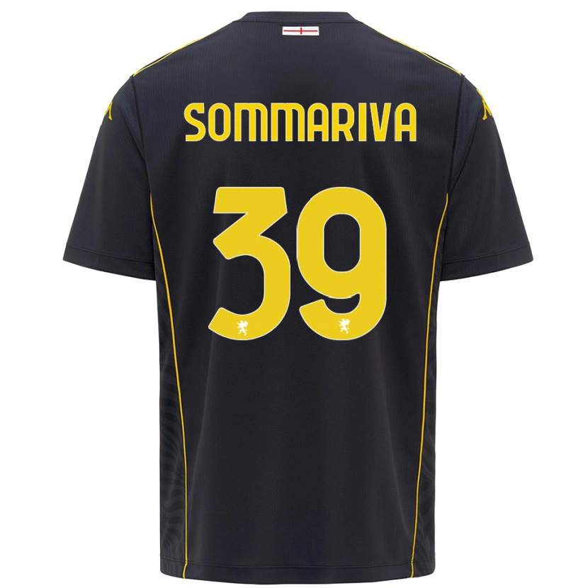 Danxen Kinder Daniele Sommariva #39 Trikot Schwarz Gelb Torwarttrikot 2025/26 Schweiz