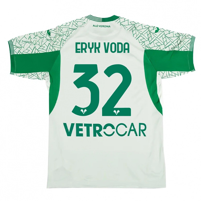 Danxen Kinder Eryk Vodă #32 Trikot Grün Rot Torwarttrikot 2025/26 Schweiz