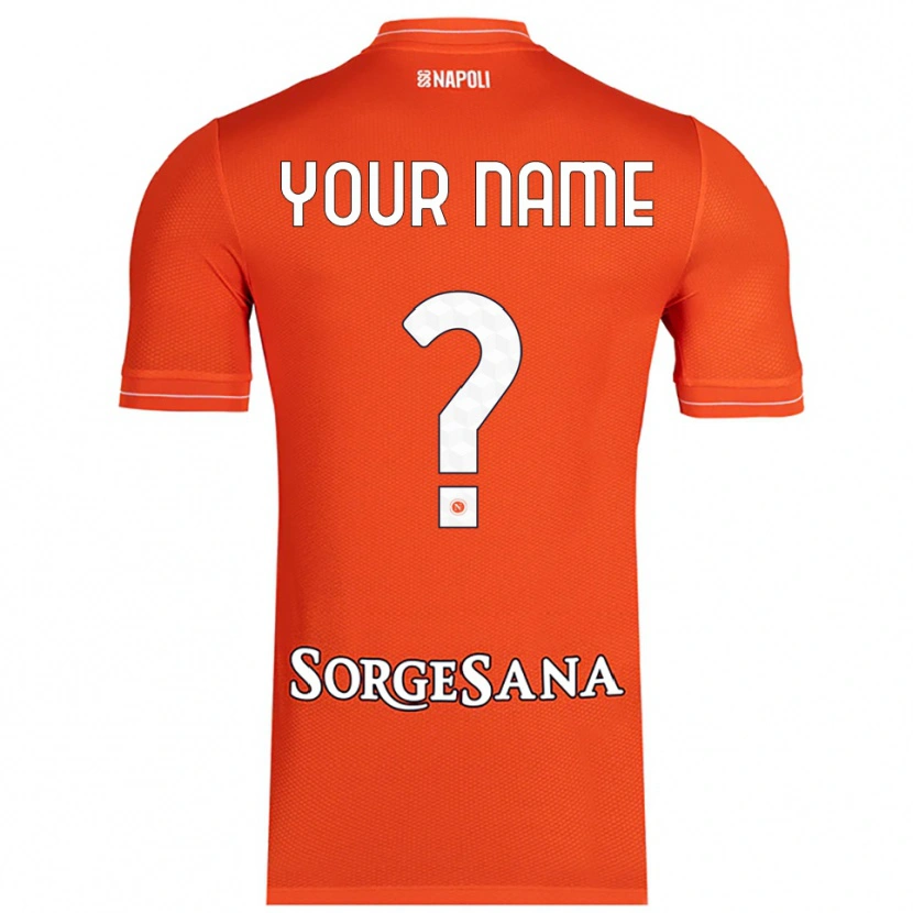 Danxen Kinder SSC Napoli Trikot Orange Rot Weiß Torwarttrikot 2025/26 Schweiz