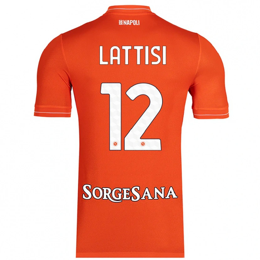 Danxen Kinder Francesco Lattisi #12 Trikot Orange Rot Weiß Torwarttrikot 2025/26 Schweiz
