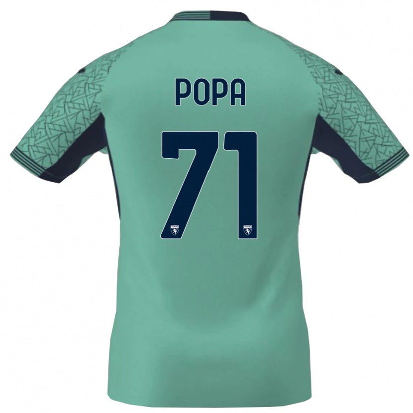 Danxen Kinder Mihai Popa #71 Trikot Lagunenblau Torwarttrikot 2025/26 Schweiz