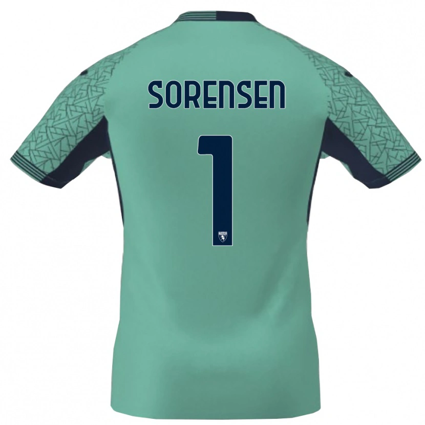 Danxen Kinder Ben Sørensen #1 Trikot Lagunenblau Torwarttrikot 2025/26 Schweiz