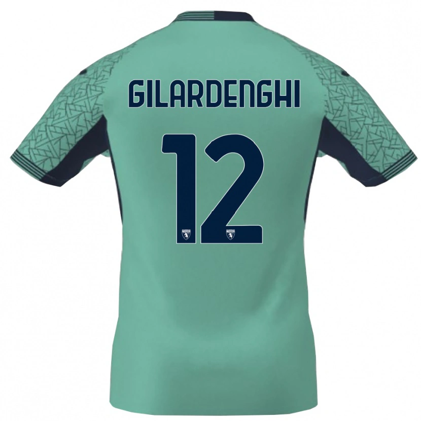 Danxen Kinder Riccardo Gilardenghi #12 Trikot Lagunenblau Torwarttrikot 2025/26 Schweiz