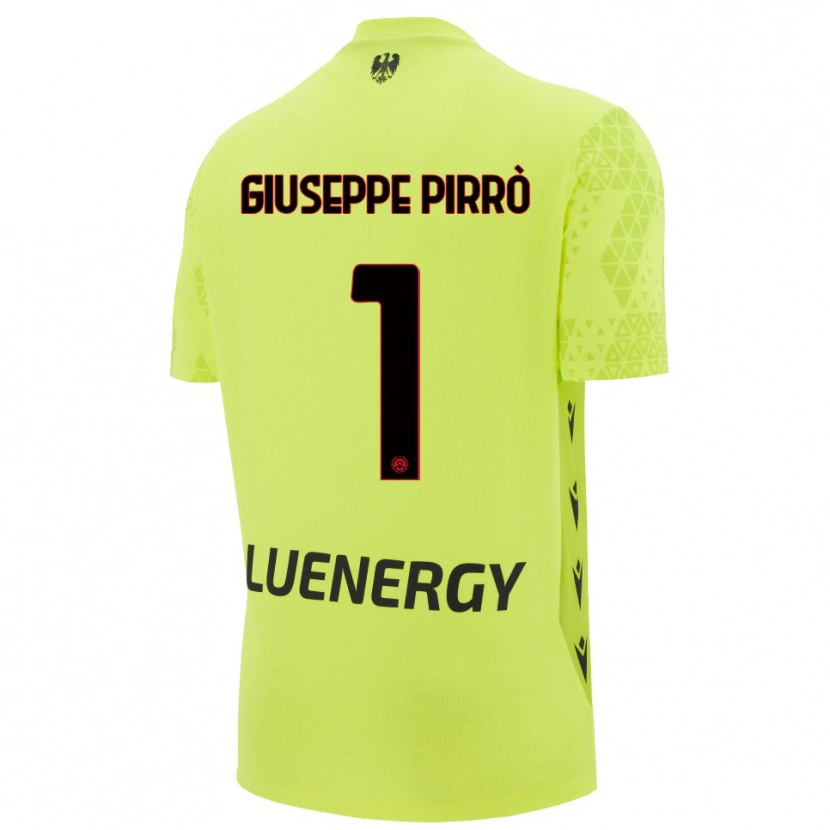 Danxen Kinder Marco Giuseppe Pirrò #1 Trikot Grün Gelb Schwarz Torwarttrikot 2025/26 Schweiz
