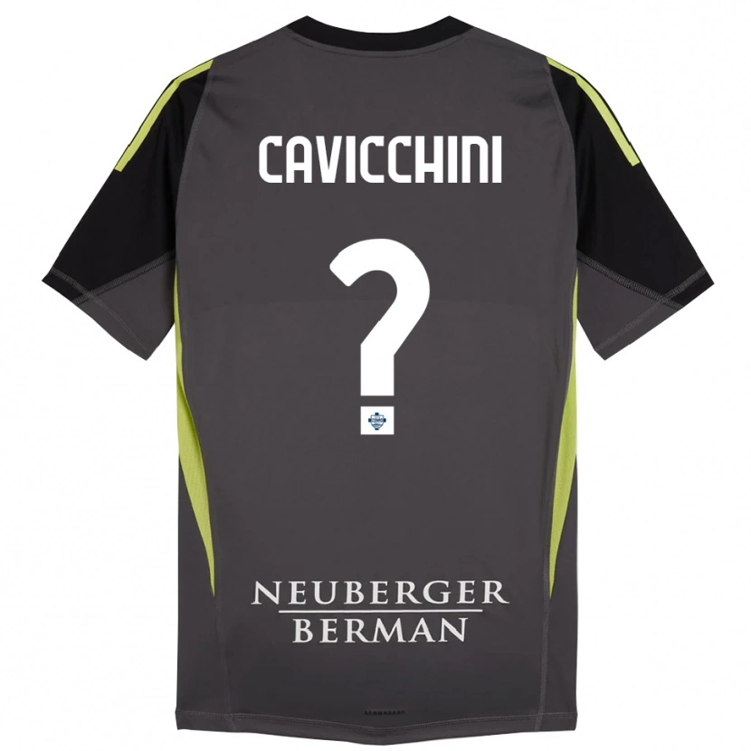 Danxen Kinder Leonardo Cavicchini #0 Trikot Schwarz Hellgrün Torwarttrikot 2025/26 Schweiz