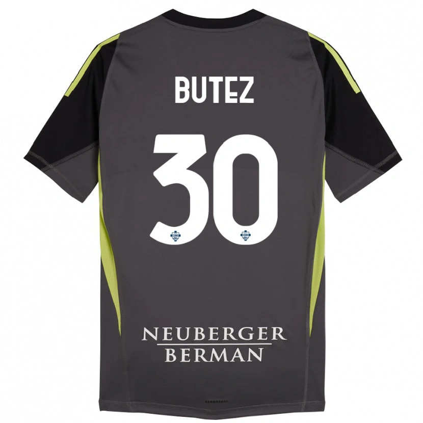 Danxen Kinder Jean Butez #30 Trikot Schwarz Hellgrün Torwarttrikot 2025/26 Schweiz