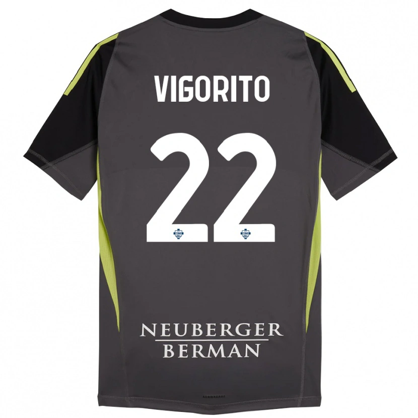 Danxen Kinder Mauro Vigorito #22 Trikot Schwarz Hellgrün Torwarttrikot 2025/26 Schweiz