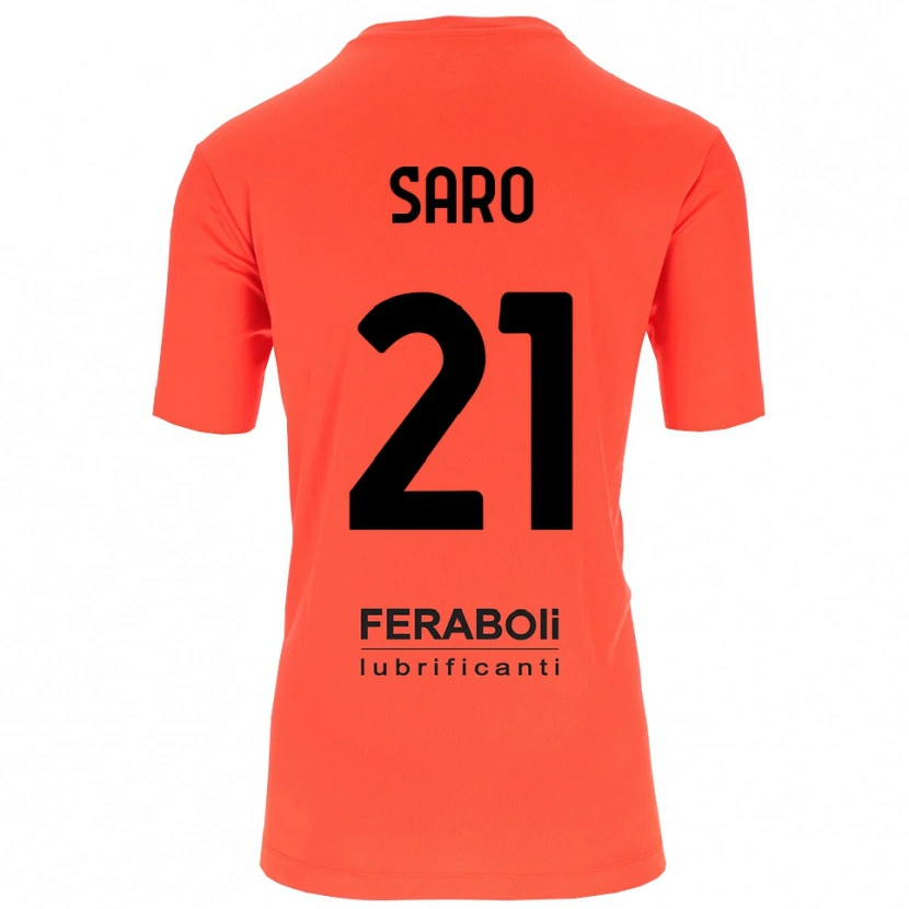 Danxen Kinder Gianluca Saro #21 Trikot Orange Rot Schwarz Torwarttrikot 2025/26 Schweiz