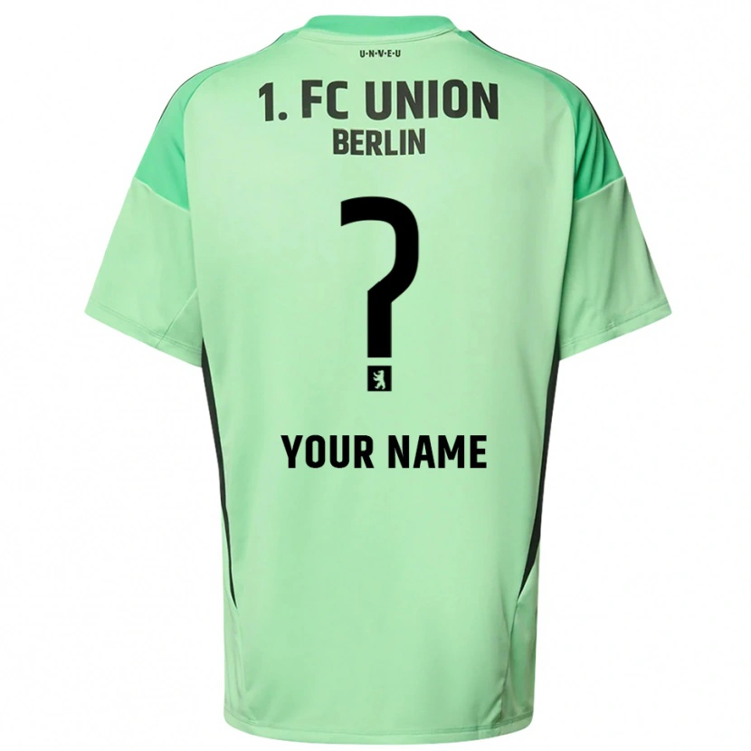 Danxen Kinder 1. FC Union Berlin Trikot Hellgrün Schwarz Torwarttrikot 2025/26 Schweiz