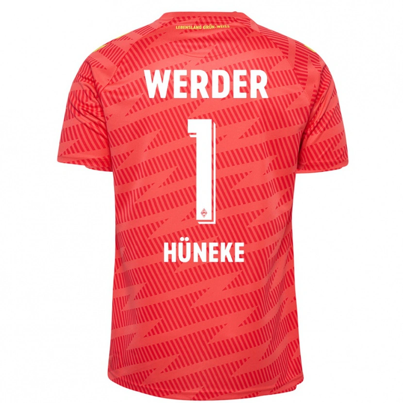 Danxen Kinder Win Hüneke #1 Trikot Rot Gelb Torwarttrikot 2025/26 Schweiz