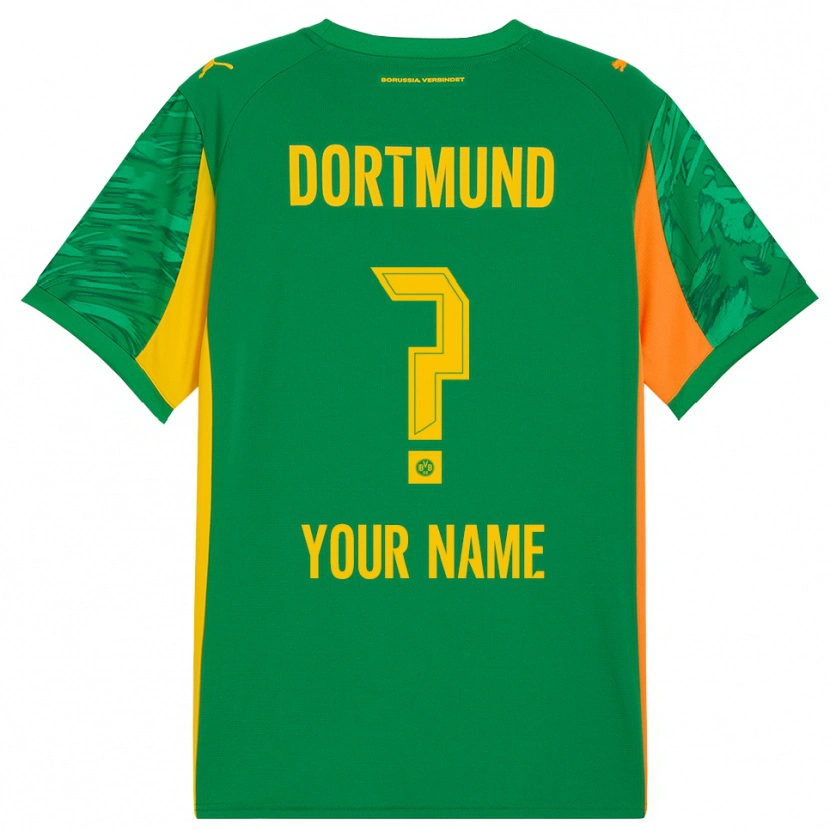 Danxen Kinder Borussia Dortmund Trikot Grün Orange Torwarttrikot 2025/26 Schweiz