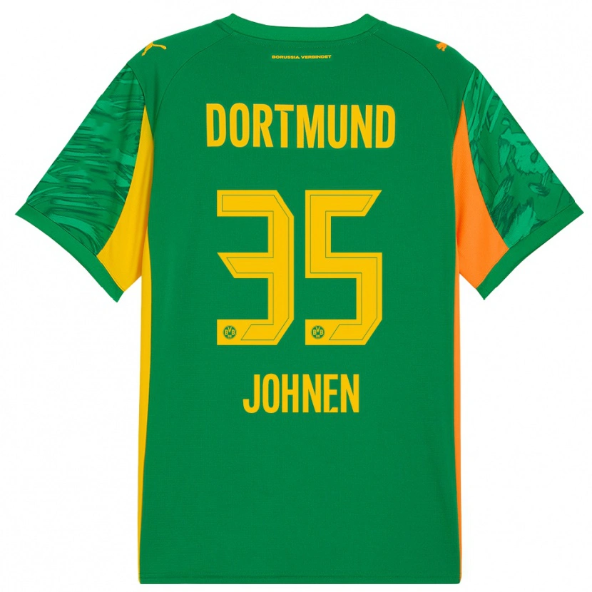 Danxen Kinder Marcel Johnen #35 Trikot Grün Orange Torwarttrikot 2025/26 Schweiz