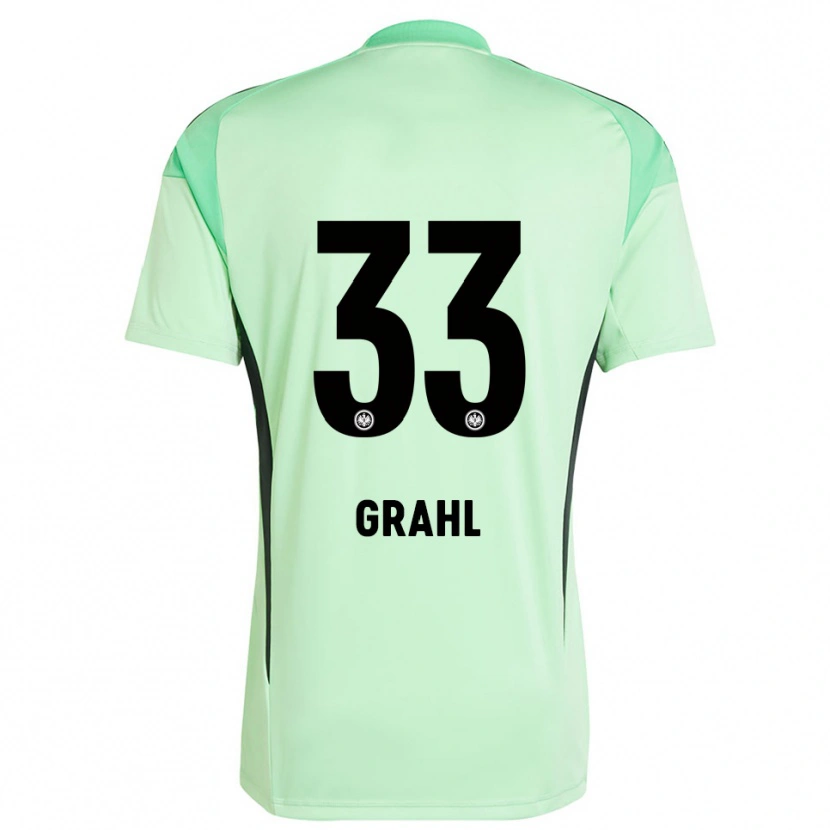 Danxen Kinder Jens Grahl #33 Trikot Hellgrün Schwarz Torwarttrikot 2025/26 Schweiz