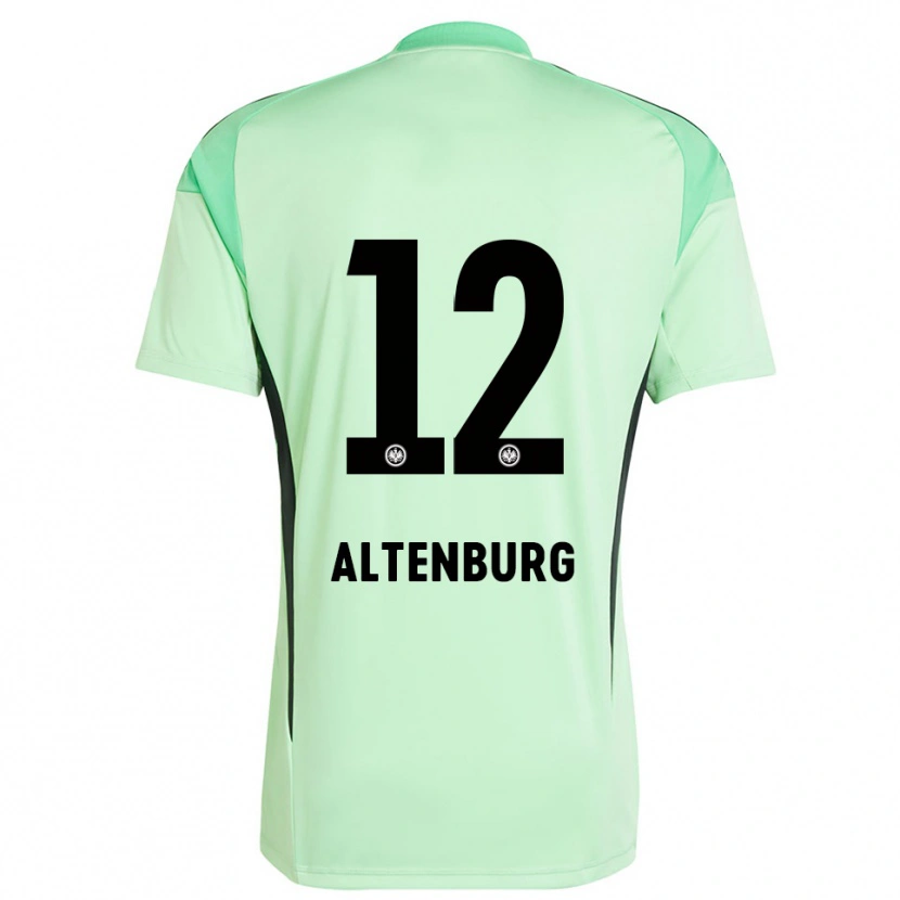 Danxen Kinder Lina Altenburg #12 Trikot Hellgrün Schwarz Torwarttrikot 2025/26 Schweiz
