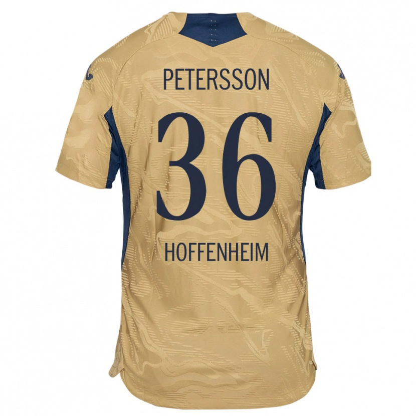 Danxen Kinder Lúkas Petersson #36 Trikot Hellbraun Schwarz Torwarttrikot 2025/26 Schweiz