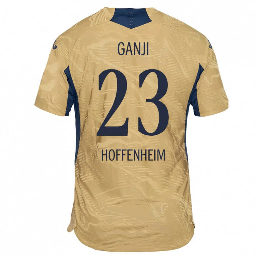 Danxen Kinder Leon Ganji #23 Trikot Hellbraun Schwarz Torwarttrikot 2025/26 Schweiz