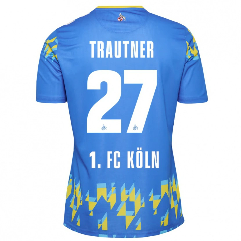 Danxen Kinder Tobias Trautner #27 Trikot Kornblumenblau Torwarttrikot 2025/26 Schweiz