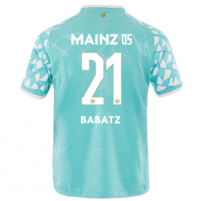 Danxen Kinder Louis Babatz #21 Trikot Türkis Weiß Torwarttrikot 2025/26 Schweiz