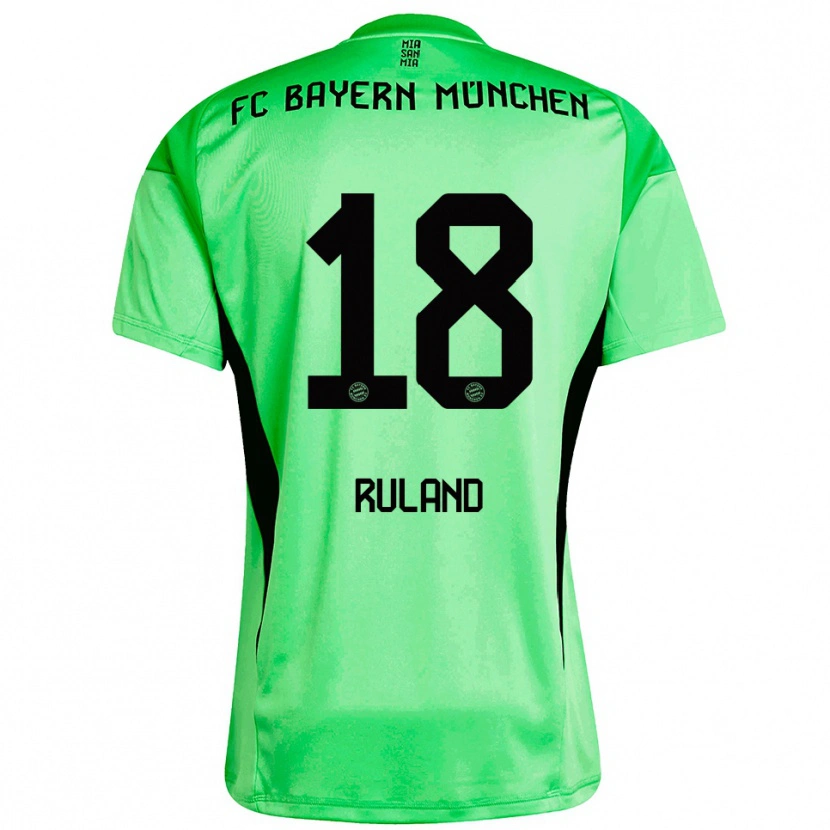 Danxen Kinder Leonard Ruland #18 Trikot Mittel Frühlingsgrün Torwarttrikot 2025/26 Schweiz