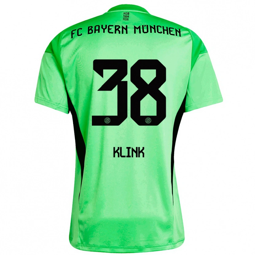 Danxen Kinder Anna Klink #38 Trikot Mittel Frühlingsgrün Torwarttrikot 2025/26 Schweiz