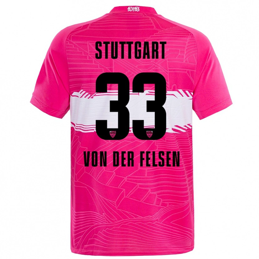 Danxen Kinder Jerik von der Felsen #33 Trikot Tiefrosa Schwarz Torwarttrikot 2025/26 Schweiz