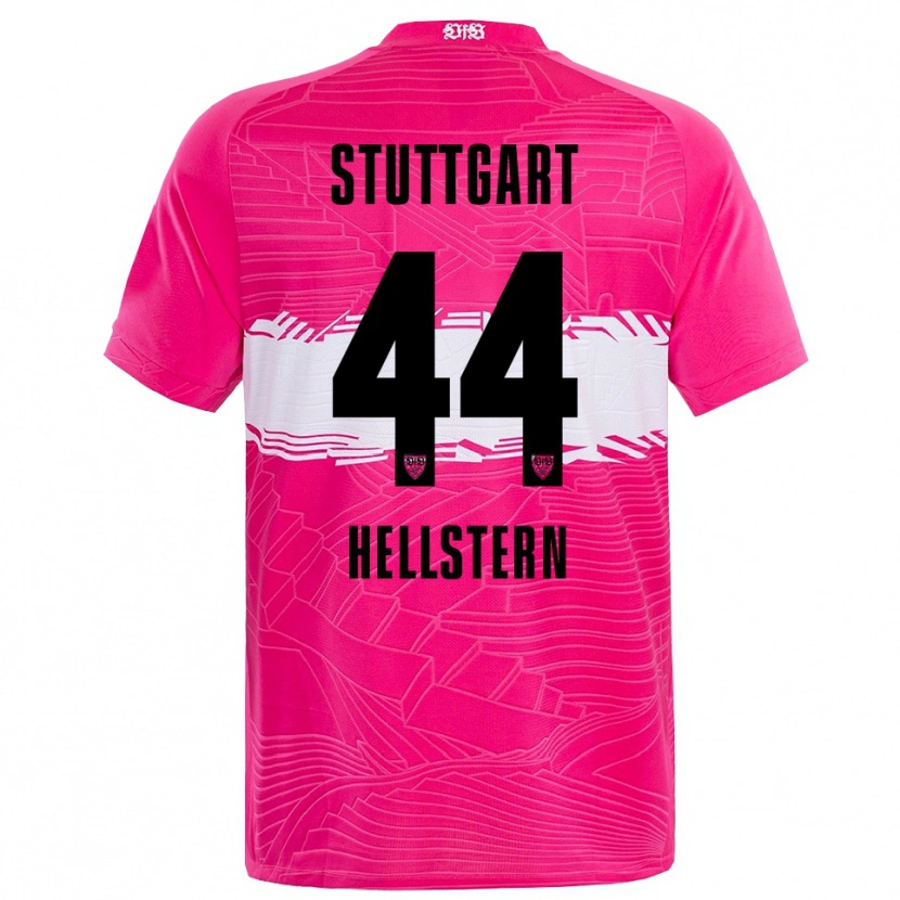 Danxen Kinder Florian Hellstern #44 Trikot Tiefrosa Schwarz Torwarttrikot 2025/26 Schweiz