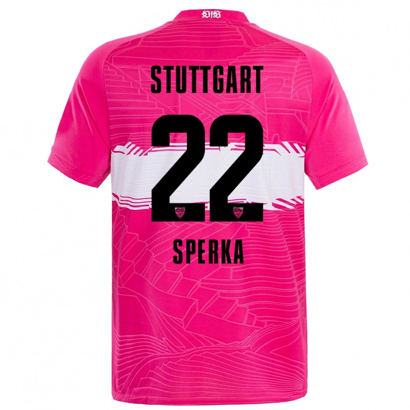 Danxen Kinder Bastian Sperka #22 Trikot Tiefrosa Schwarz Torwarttrikot 2025/26 Schweiz