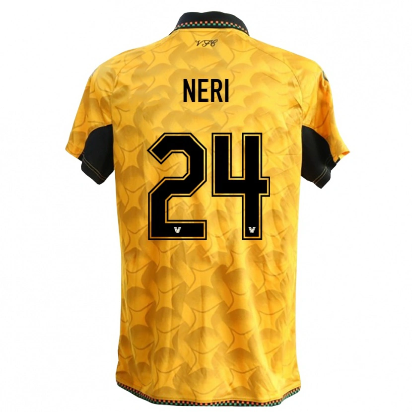 Danxen Kinder Filippo Neri #24 Trikot Gelb Schwarz Torwarttrikot 2025/26 Schweiz