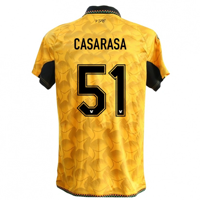 Danxen Kinder Asia Casarasa #51 Trikot Gelb Schwarz Torwarttrikot 2025/26 Schweiz