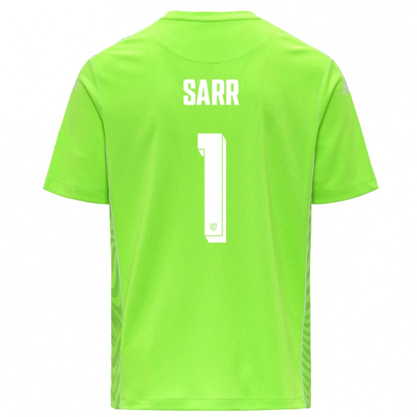 Danxen Kinder Mouhamadou Sarr #1 Trikot Rasen Grün Weiß Torwarttrikot 2025/26 Schweiz