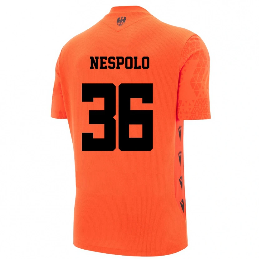 Danxen Kinder Sabrina Nespolo #36 Trikot Dunkles Orange Schwarz Torwarttrikot 2025/26 Schweiz
