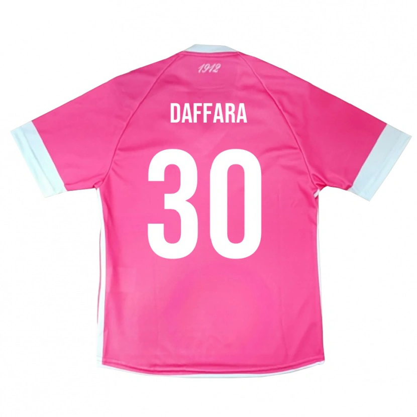 Danxen Kinder Giovanni Daffara #30 Trikot Heißes Pink Weiß Torwarttrikot 2025/26 Schweiz