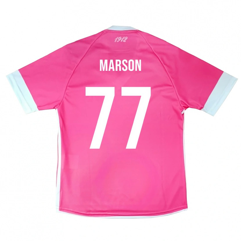 Danxen Kinder Leonardo Marson #77 Trikot Heißes Pink Weiß Torwarttrikot 2025/26 Schweiz