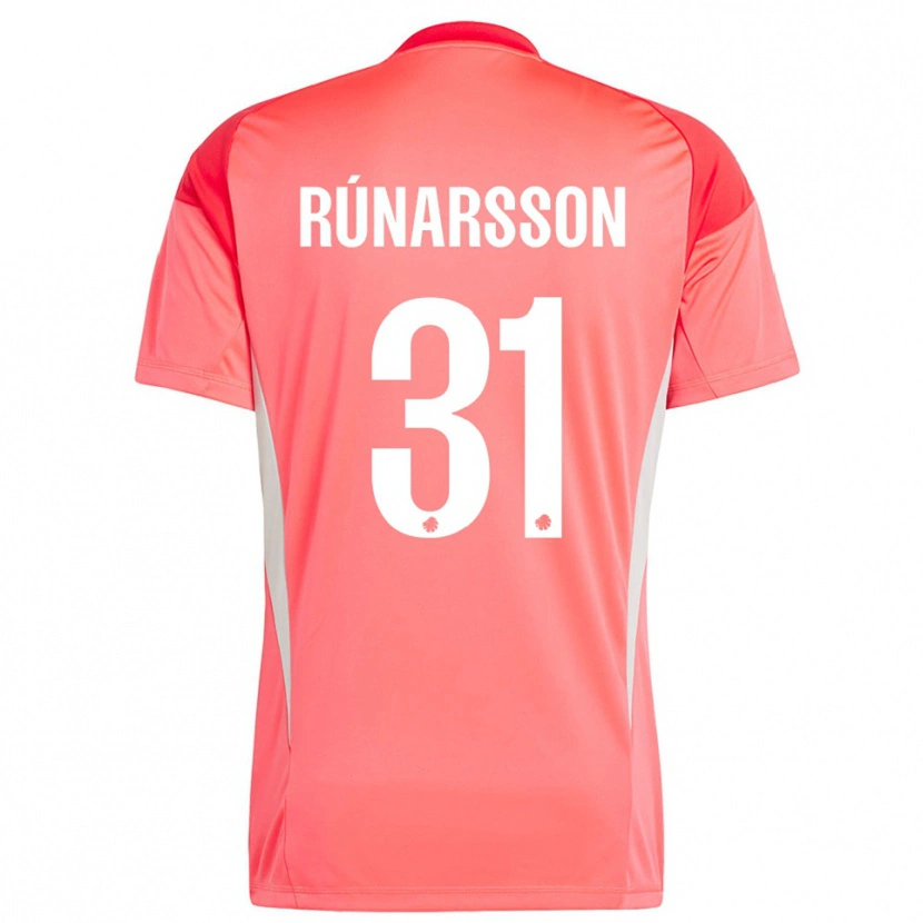 Danxen Kinder Rúnar Alex Rúnarsson #31 Trikot Rot Weiß Torwarttrikot 2025/26 Schweiz