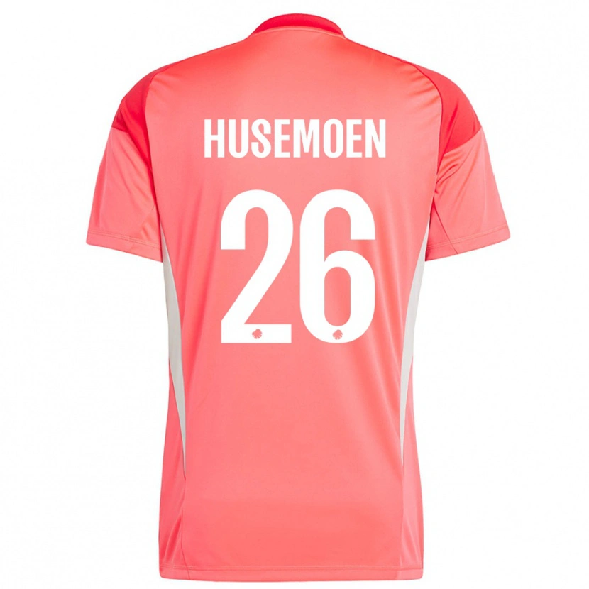Danxen Kinder Astrid Husemoen #26 Trikot Rot Weiß Torwarttrikot 2025/26 Schweiz