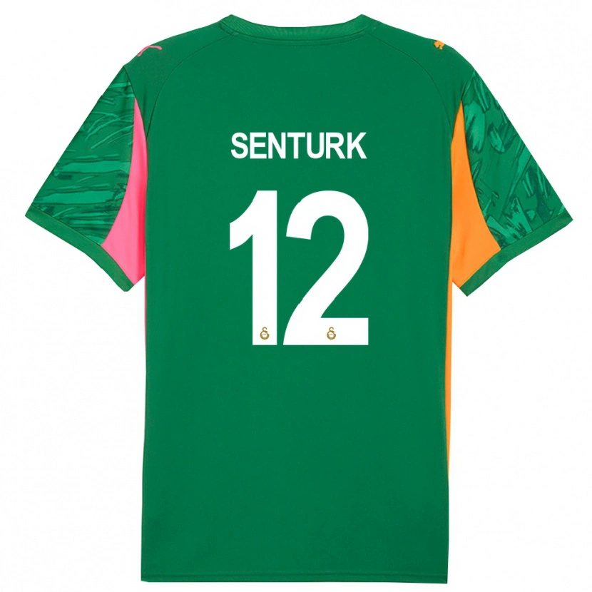 Danxen Kinder Haktan Şentürk #12 Trikot Grün Orange Pink Torwarttrikot 2025/26 Schweiz