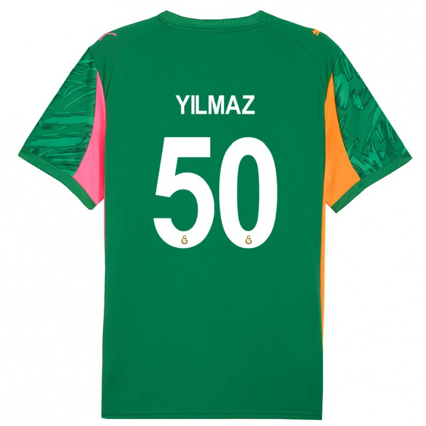 Danxen Kinder Jankat Yılmaz #50 Trikot Grün Orange Pink Torwarttrikot 2025/26 Schweiz