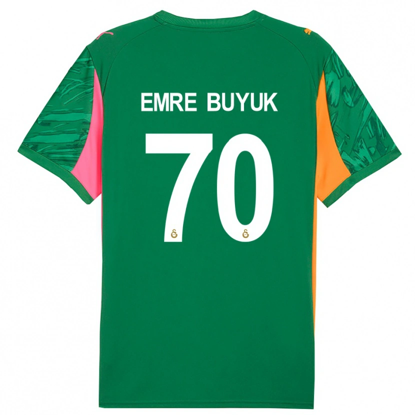 Danxen Kinder Enes Emre Büyük #70 Trikot Grün Orange Pink Torwarttrikot 2025/26 Schweiz