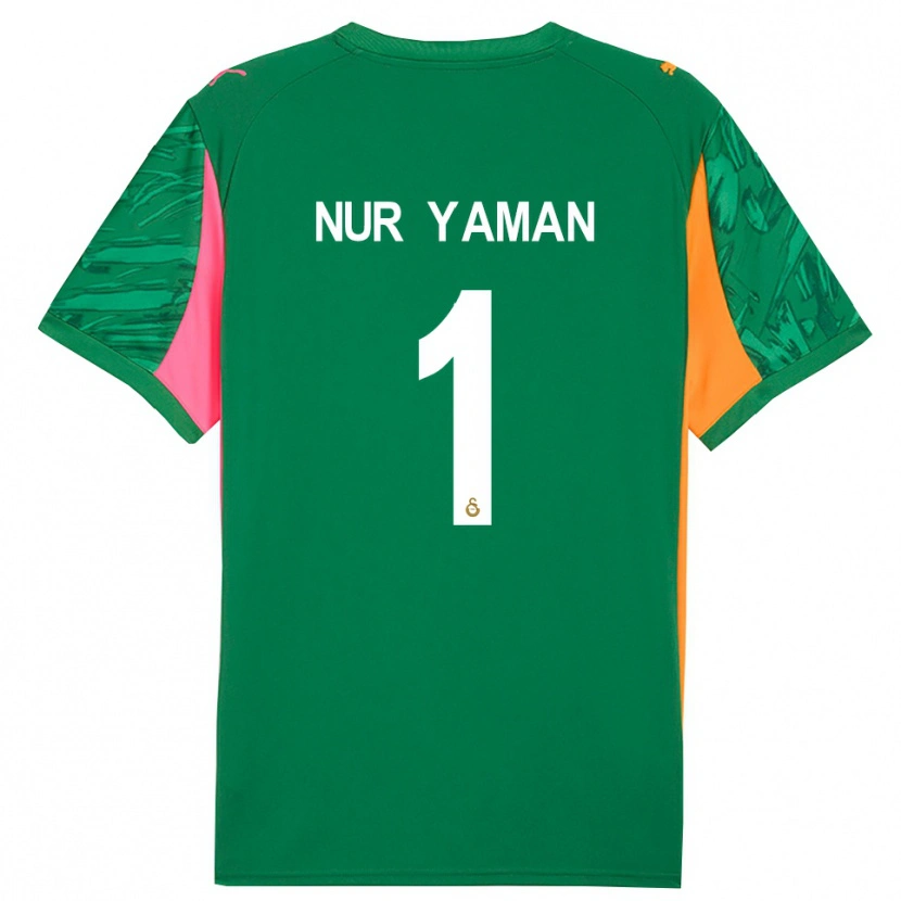 Danxen Kinder Gamze Nur Yaman #1 Trikot Grün Orange Pink Torwarttrikot 2025/26 Schweiz
