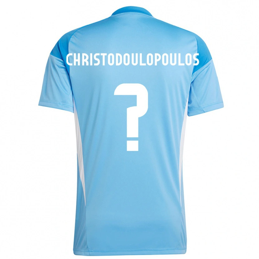 Danxen Kinder Giannis Christodoulopoulos #0 Trikot Tiefblauer Himmel Torwarttrikot 2025/26 Schweiz